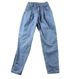 Vintage Z Cavaricci Jeans Mens 29 High Rise Pleated Tapered Baggy 80s Usa Made